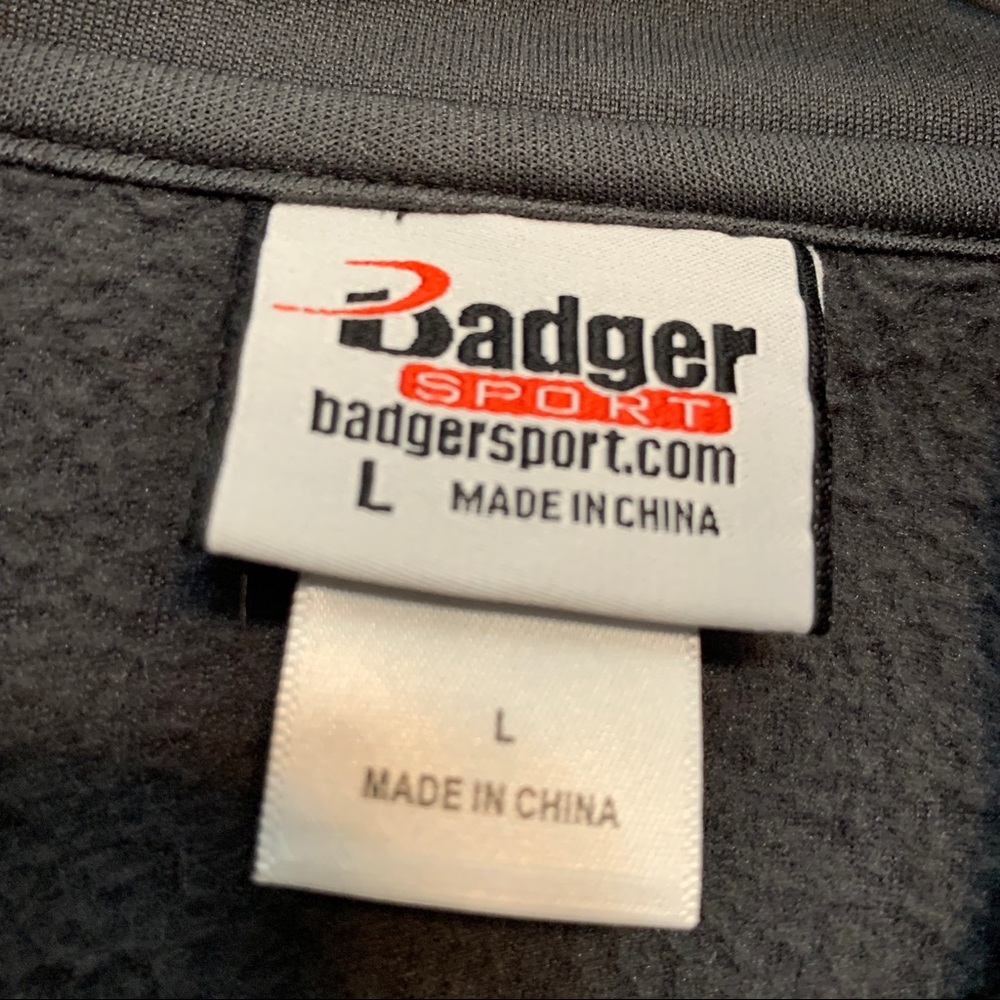 Badger Sport 1/4 Zip Pullover Jacket - Picture 2 of 7